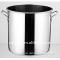 large size stainless steel stock pot with lid & handle